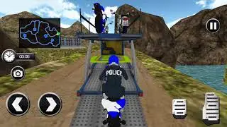 Offroad Police Bike Transport / Android Game / Game Rock