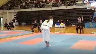 Bassai Sho - Lucía Roces (Copa Internacional de Karate Gensei Ryu 2016)