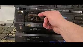 Сразу четыре компонента на просмотр. DENON AVR- 1802  AKAI GX-65 - YAMAHA  K-540 -TECHNICS  SP-PG4