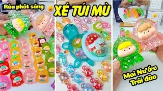 🐢🐢🍍🍑Siêu Vui 🐢 XÉ TÚI MÙ 🍎MOI NƯỚC SIÊU ĐẸP 🐢 RÙA SIÊU TO 🍎MOI TRÁI CÂY🌟 #quyensachnho #diy #tuimu