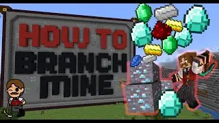 How to BRANCH MINE & FIND DIAMONDS - Practical Minecraft 01