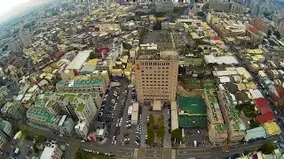 Mini Drone H8C V2 (F183) + Mobius Cam Challenge 550 Feet Over City (=55th Floor)