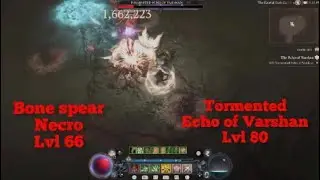 D4 | Solo Lvl 66 Necro | Tormented Echo of Varshan | T4