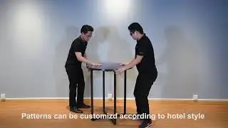 Foldable buffet table/cocktail table