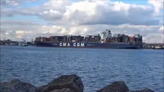 CMA CGM OTELLO Inbound Southampton 16 Apr 2016