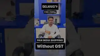 Ship without GST 🔥Delhivery Courier #delhivery #ecommerce #courier