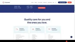 Caremed  Responsive Medical and Healthcare HTML Template medicine healthcare Easy Create Website