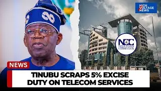 Tinubu scraps 5% excise duty on telecom services