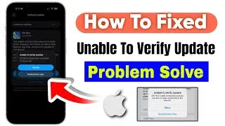 iPhone unable to verify update problem | how to fix unable to verify update ios 18.5/iOS 26