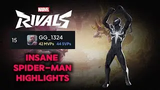 TOP 15 SPIDER-MAN in MARVEL RIVALS - INSANE Highlights - Season 4.0 (Spider-Man Soundtrack Mix)