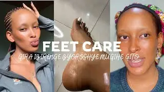 How to heal your cracked feet in just 10Min :kora ibi ugire ibirenge byoroshye