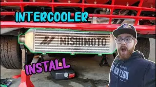MK3 Supra Mishimoto Intercooler Install