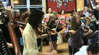 2011 East Coast Balkan Camp Beth's Violin class with the Greek Ensemble