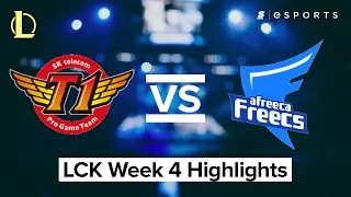 HIGHLIGHTS: SK Telecom T1 vs.  Afreeca Freecs (2017 LCK Spring)