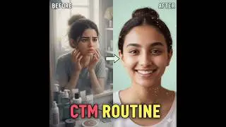 CTM Skincare Hack You Must Try #new #CTMRoutine #GlowingSkin #SkincareTips #skin #reels #facts