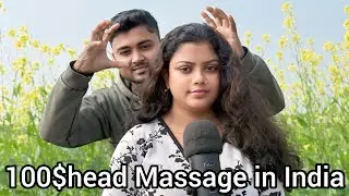 100$head Massage in India 🇮🇳💆‍♀️