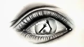 Eye Drawing Tutorial for Beginners | How to Draw a Creative Eye step by step