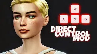 THE SIMS 4 DIRECT CONTROL MOD SHOWCASE | WASD MOD - THIRD PERSON