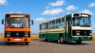 Le Saviem Renault S105R, le bus des superlatifs absolus ! Autobus  autocar S45 / S53 Afrique