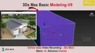 Online Class Recording, class-9-16april21-3ds Max, Vray- Basic modeling-Edit Poly-In English-VII
