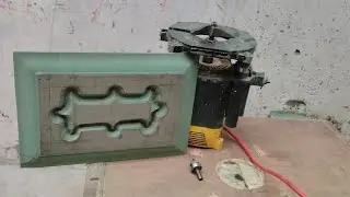 door diley design endico hydraulic router machine full working video 2024