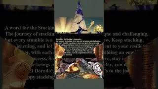 A Word For The Stacking Community...