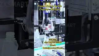 Trigger Spray Bottle Capping Machine#cappingmachine #bottlecappingmachine #capping