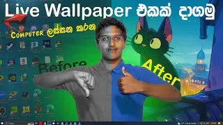 How To Get Live Wallpapers On PC For Free (Animated Wallpapers) | Sinhala | WTLK