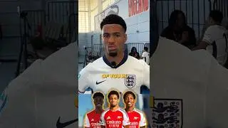 Ethan Nwaneri reveals his football idols 🔥 #arsenal