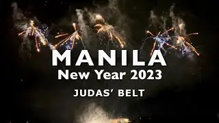 Manila New Year Fireworks & Sparklers | 4K HDR | Welcome 2023 Celebration Manila Philippines