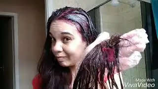 CABELO ACAJU PÚRPURA VINHO  | TIRANDO O PRETO AZULADO