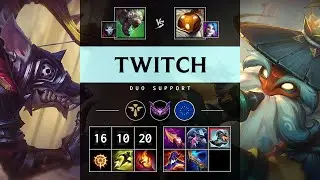 Twitch Support vs Bard - EUW Master Patch 25.19