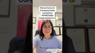 September 19, 2024 Humanitarian & Compassionate exemption APPROVED! Congratulations 🥳&nbsp;#fyp