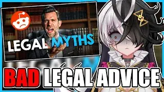 LegalEagle DEBUNKING These Legal Myths | Vtuber Reacts