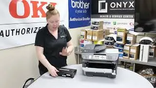 Brother MFC7840w | Onyx Imaging | OKC Printer Repair | How to Change Toner