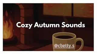 🛑🍂 ASMR - Autumn Ambience by the Fireplace | Relaxing Music & Crackling Fire Sounds 🔥