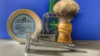 💈Merkur 38C 💈Antica Barberia Shaving Cream
