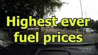 Highest ever fuel price in UK - 567p a litre!