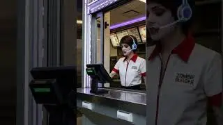 Zombie Burger #3d  Zombie Meal  #halloween  #comedy  #viral #burgers #zombie #viralshorts #funny