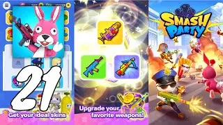 Smash Party - Hero Action Game Gameplay Walkthrough #21 - Rank 50 Stage 5 ~ 10 (Android, IOS)