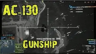 BF4: AC-130 gunship clips.
