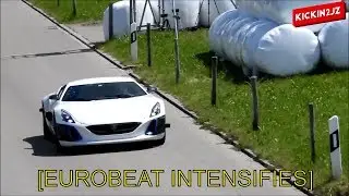 Richard Hammond Rimac Concept One Crash Initial D Deja Vu [EUROBEAT INTENSIFIES]