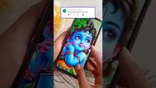 Cute Krishna ji drawing 😍🦚 #shorts #radheradhe