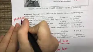 TỔNG ÔN NHỮNG CHUYÊN ĐỀ CHẮC CHẮN SẼ THI - CỤM ĐỘNG TỪ