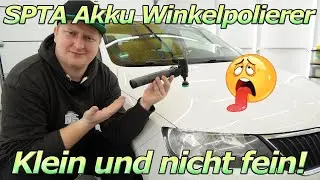 SPTA Akku Winkelpolierer - Mini Poliermaschine im Test - Fürs Auto oder den Zahnarzt?