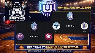 Unrivaled B-Ball Club Live Reactions! - Mist vs. Lunar Owls & Breeze vs. Vinyl  (Sat. Jan. 17, 2026)