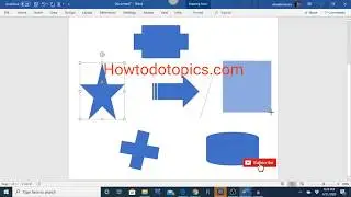 How to insert any shape in word document (Fast & Easy)