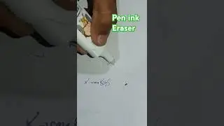 Pen ink eraser ### magic ink eraser 🖋️✒️🔥