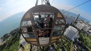 Pattaya Park sky jump, sky train