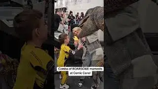 ROARSOME COMIC-CON MOMENTS!  #scare #prank #fyp #funny #dinosaurs